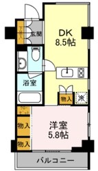 カスタリア目黒鷹番の物件間取画像